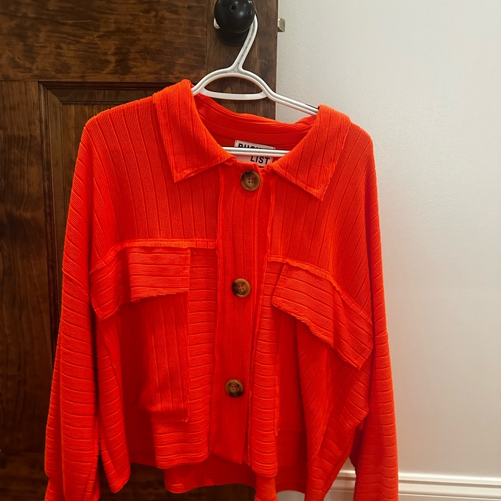 BUCKETLIST Vibrant Red Top